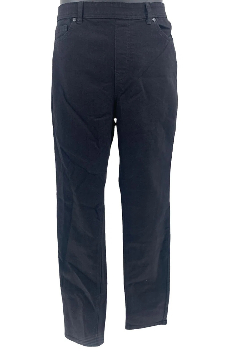 DG2 by Diane Gilman Classic Stretch Denim 5-Pocket Jegging Black - Tall